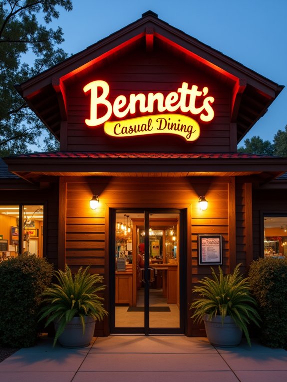 bennett s sherwood dining experience